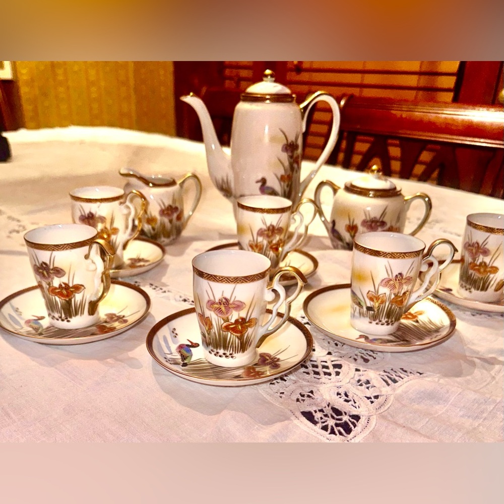Hakusan china tea set